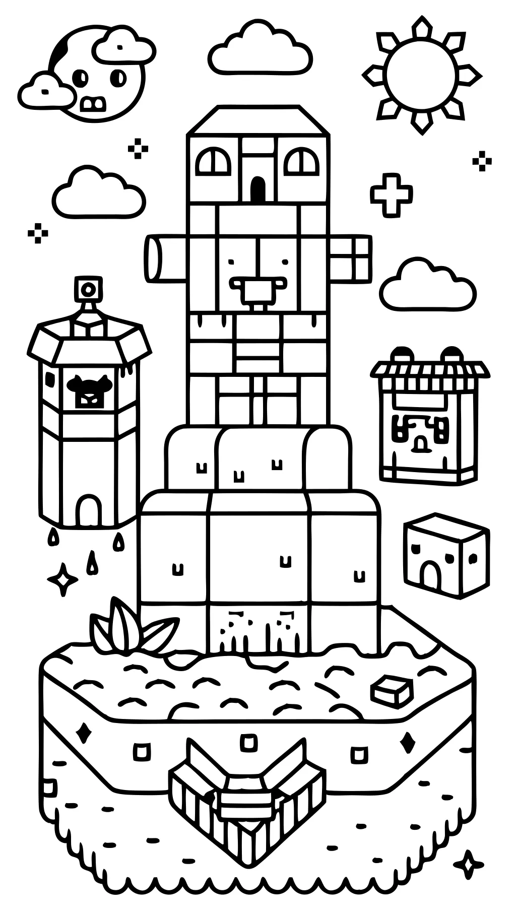 coloriages minecraft gratuit